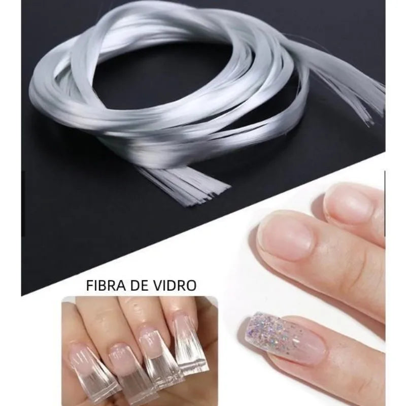 Fibra De Vidro Fio A Fio Para Alongamentos De Unhas - 3 metros