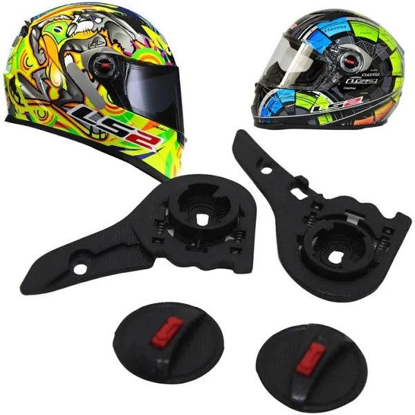 Kit Fixador de Viseira - Capacete Fw3 Gt Ls2 Kit Completo